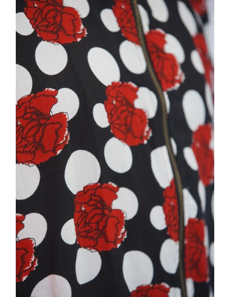 Bomber FLAMENCA NEGRA