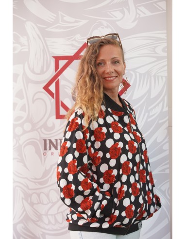 Bomber FLAMENCA NEGRA