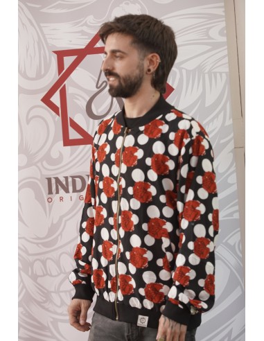 Bomber FLAMENCA NEGRA