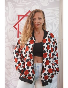 Bomber FLAMENCA BLANCA 2