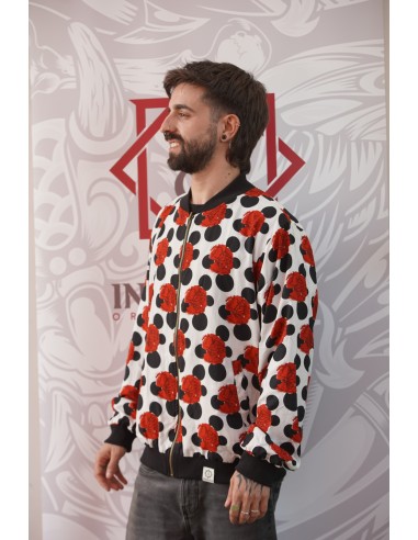 Bomber FLAMENCA BLANCA