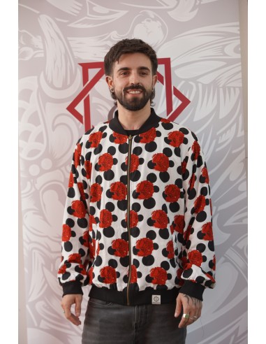 Bomber FLAMENCA BLANCA