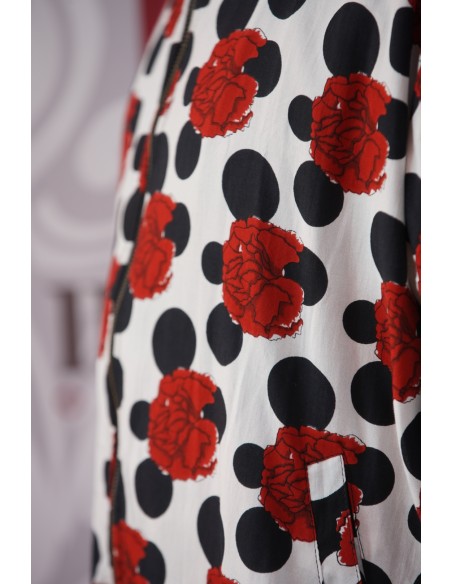 Bomber FLAMENCA BLANCA