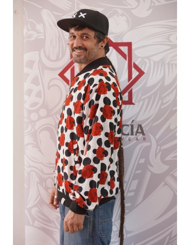 Bomber FLAMENCA BLANCA