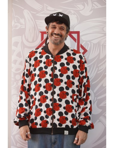 Bomber FLAMENCA BLANCA