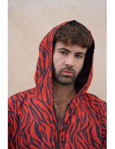 Hoodie RED ZEBRA