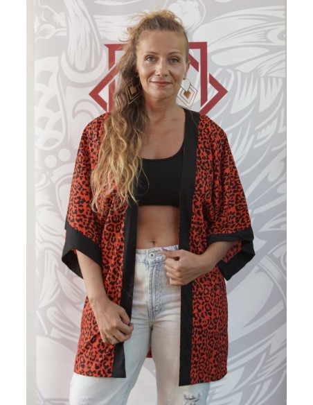 Kimono RED LEOPARD