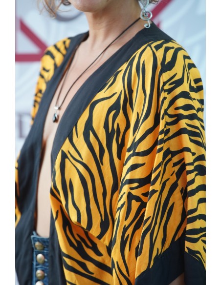 Kimono MOSTARD ZEBRA