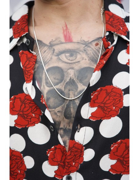 Camisa FLAMENCA NEGRA