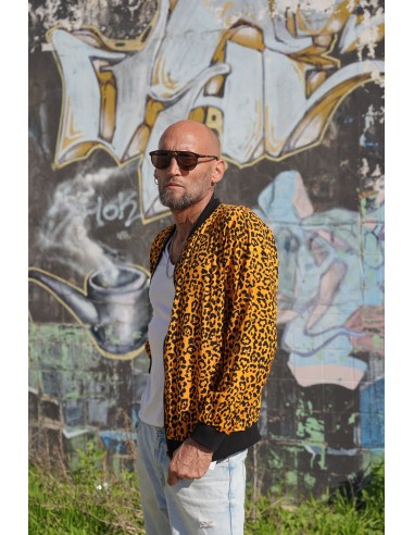 Bomber MOSTARD LEOPARD