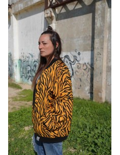 Bomber Oversized MOSTARD ZEBRA