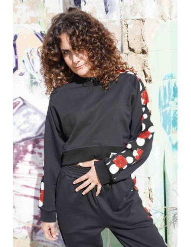 Crop Pullover FLAMENCA NEGRA