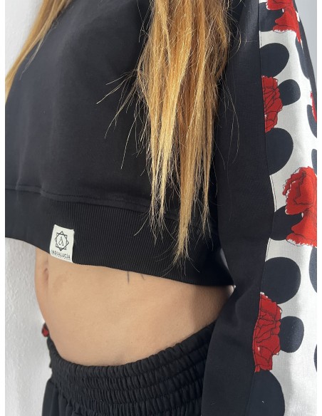 Crop Hoodie FLAMENCA