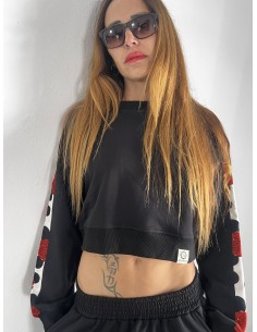 Crop Pullover FLAMENCA BLANCA