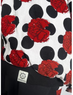 Bomber Oversized FLAMENCA BLANCA 2