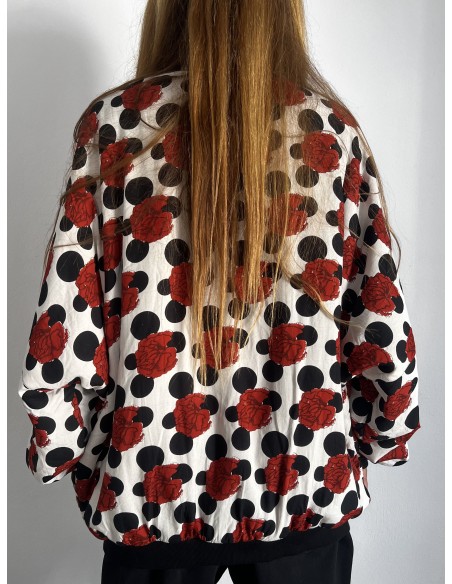 Bomber Oversized FLAMENCA BLANCA