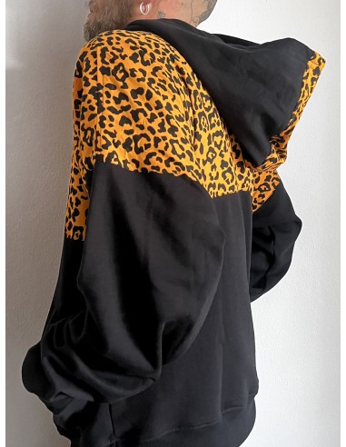 Hoodie MOSTARD LEOPARD