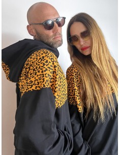 Hoodie MOSTARD LEOPARD 2