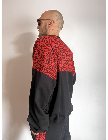 Pullover RED LEOPARD