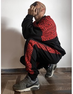 Pullover RED LEOPARD