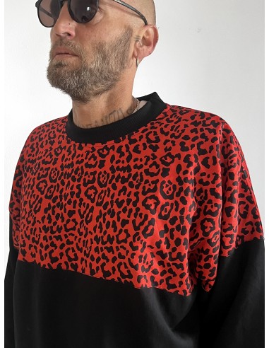 Pullover RED LEOPARD