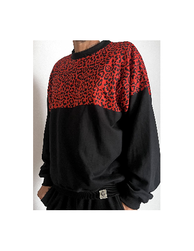 Pullover RED LEOPARD