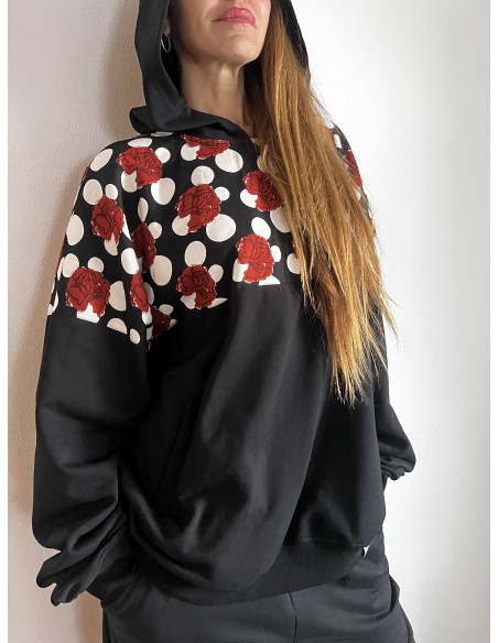 Hoodie FLAMENCA NEGRA